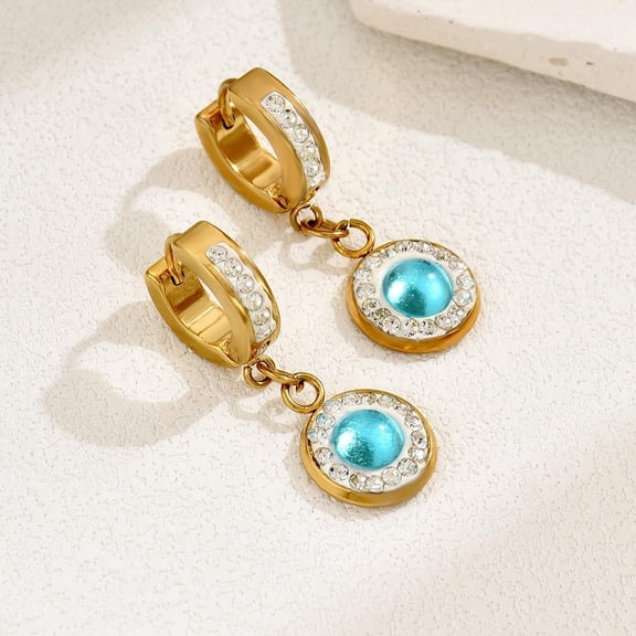 Stainless steel geometric earrings for women Waterproof earrings Earrings Gift Jewelry Fashion Accessories Creative gifts Golden