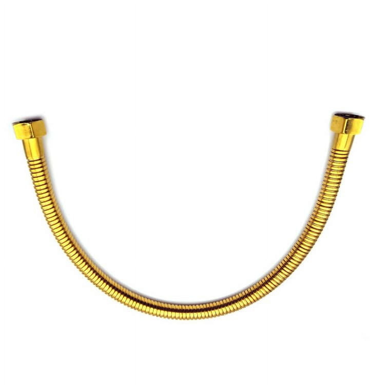 Stainless steel hoses Golden Colour Plumbing Hose 1/2 Angle Valve Connector Stainless Steel Gold plumbing hose for 50cm Stainless Steel Toilet Connector