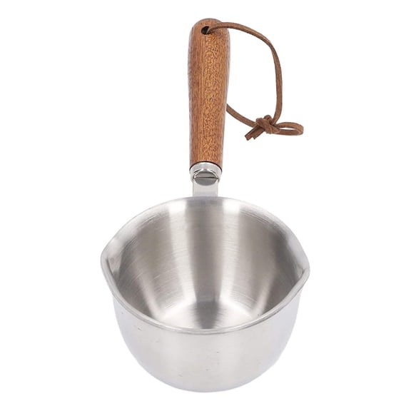 Stainless steel milk pan, butter heating pan, 401 stainless steel mini butter melting pot, hot oil small pot, multifunctional milk pan, for induction, gas, soups, milk, hot oil, etc.