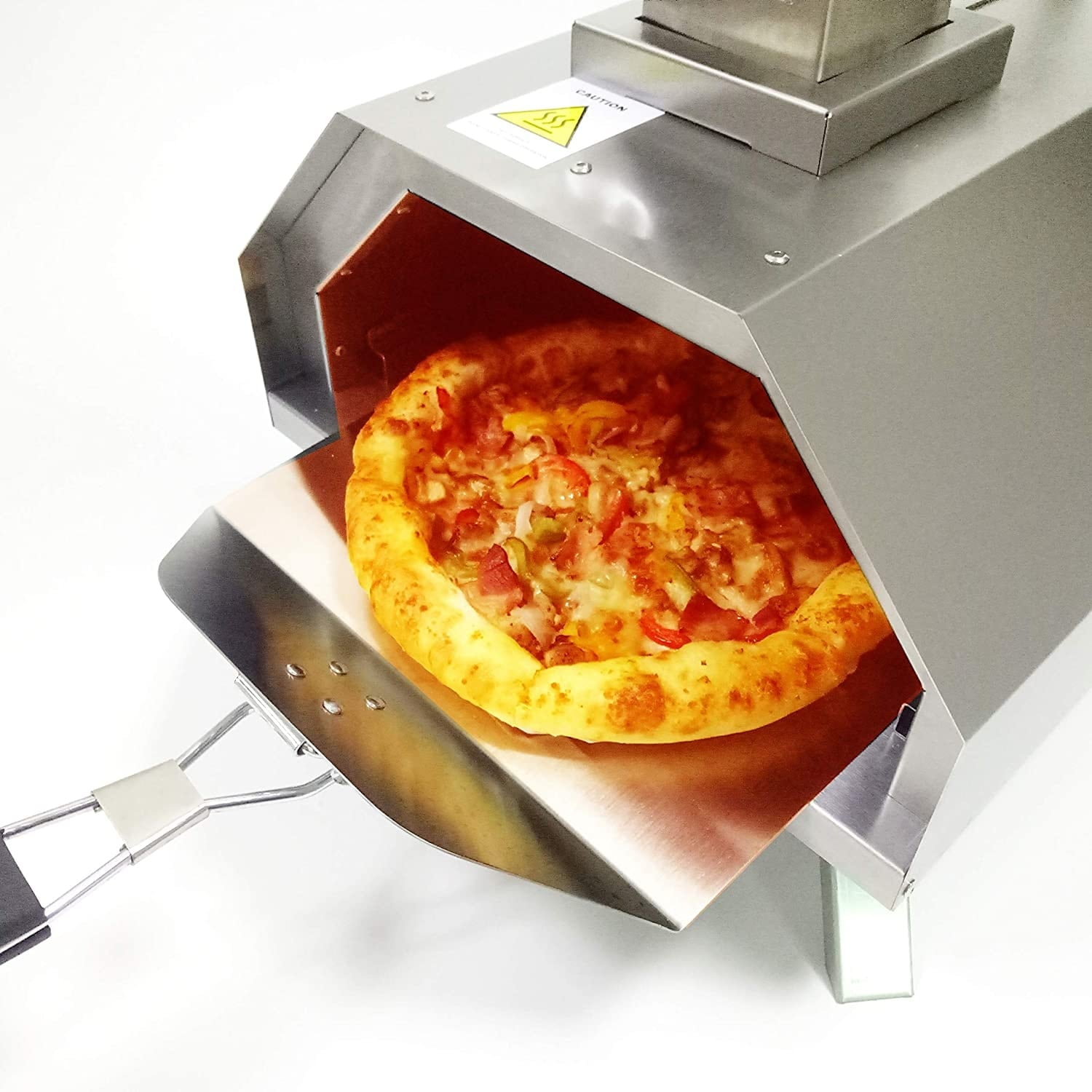 Stainless Steel Wood-Fired Outdoor Pizza Oven with Accessories