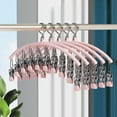 thumbnail image 1 of Stainless steel sock drying clip, clothes hanger, multiple clips, household clothes hanging balcony, windproof, multifunctional underwear and pantyhose drying clip, 1 of 9