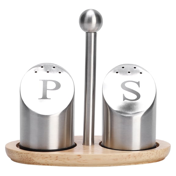 Stainless steel spice shaker spice shaker spice jar salt and pepper shaker dry vanilla spice condiment dispenser with hole sieve family gathering BBQ
