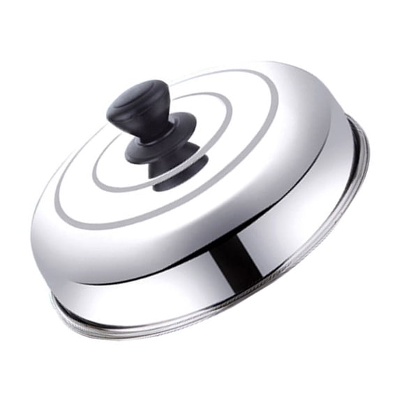 Stainless steels Wok Lid Dome Plate Covers Cooker Replacement Lid Cooking Pots Covers Kitchen Tool Easy to Install