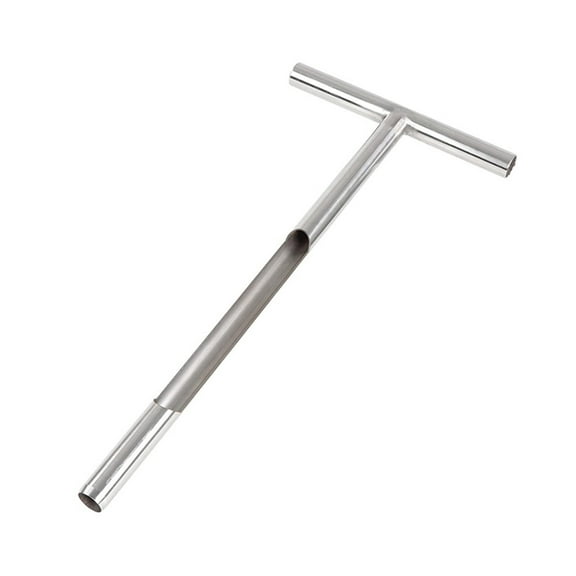 StainlessSteel Soil Sample Probe for Lawn House Plant T-Handle Soil Sampler Probe Rod Tool
