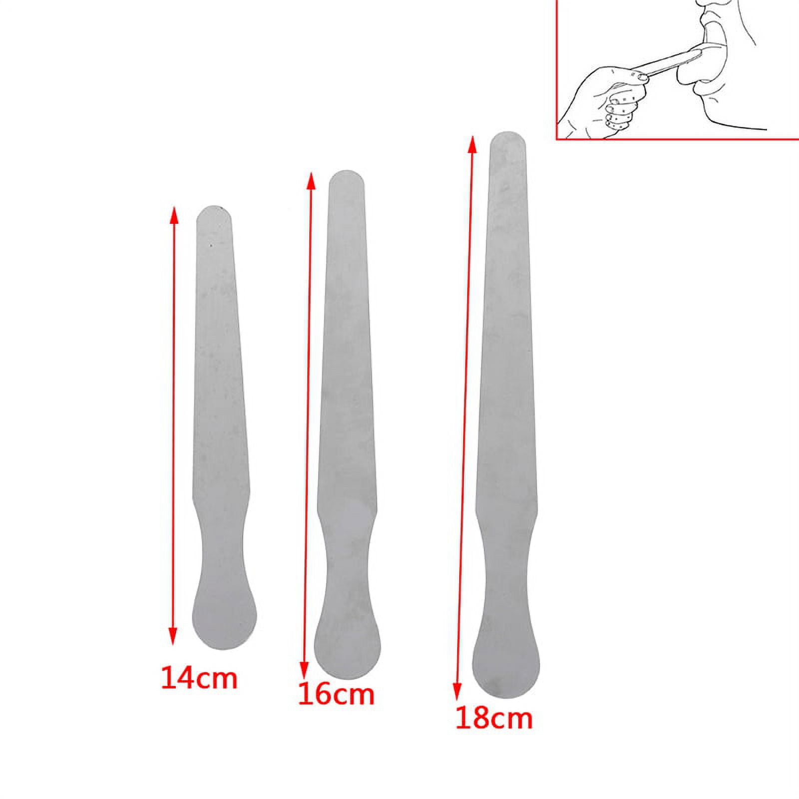 StainlessSteel Waxing Spatula Tongue Depressor Tattoo Wax Medical Stick