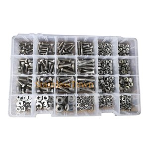 StainlessTown SAE Fine Thread Hex Bolt Master Kit 304 Stainless