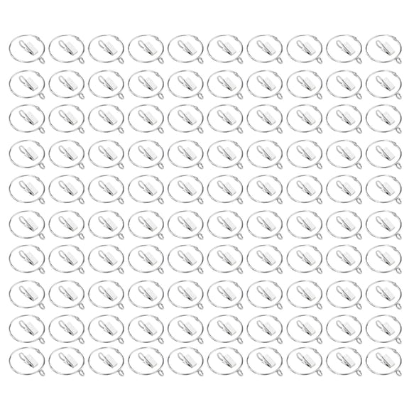 Stainlessed Steel Drapery Rings and Clips Optional Package For Curtains And Party Decorations 50/100Pieces Set