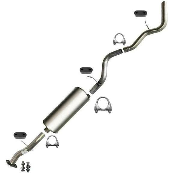 Stainless Steel Exhaust System Kit Compatible with 20022006 Chevrolet Avalanche 1500 5.3L & 20002006 Chevrolet Suburban 1500 5.3L  Direct Fit