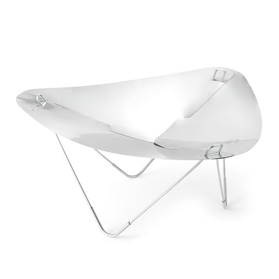 Stainsless Steel Folding Stove Fire Frame Wooden Burning Firepits Stand Outdoor Campings Campfires Fire Rack Easy to Use