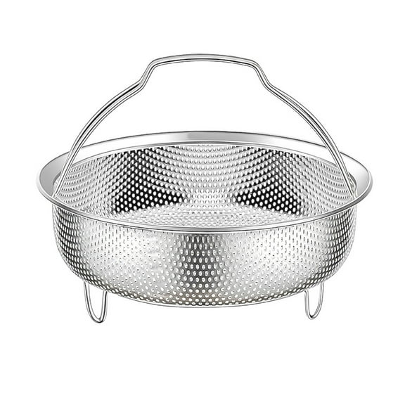 Stainsless Steel Steamers Basket with Handle Food Strainers Basket Drain Drainers Steaming Vegetable Steamers Rack
