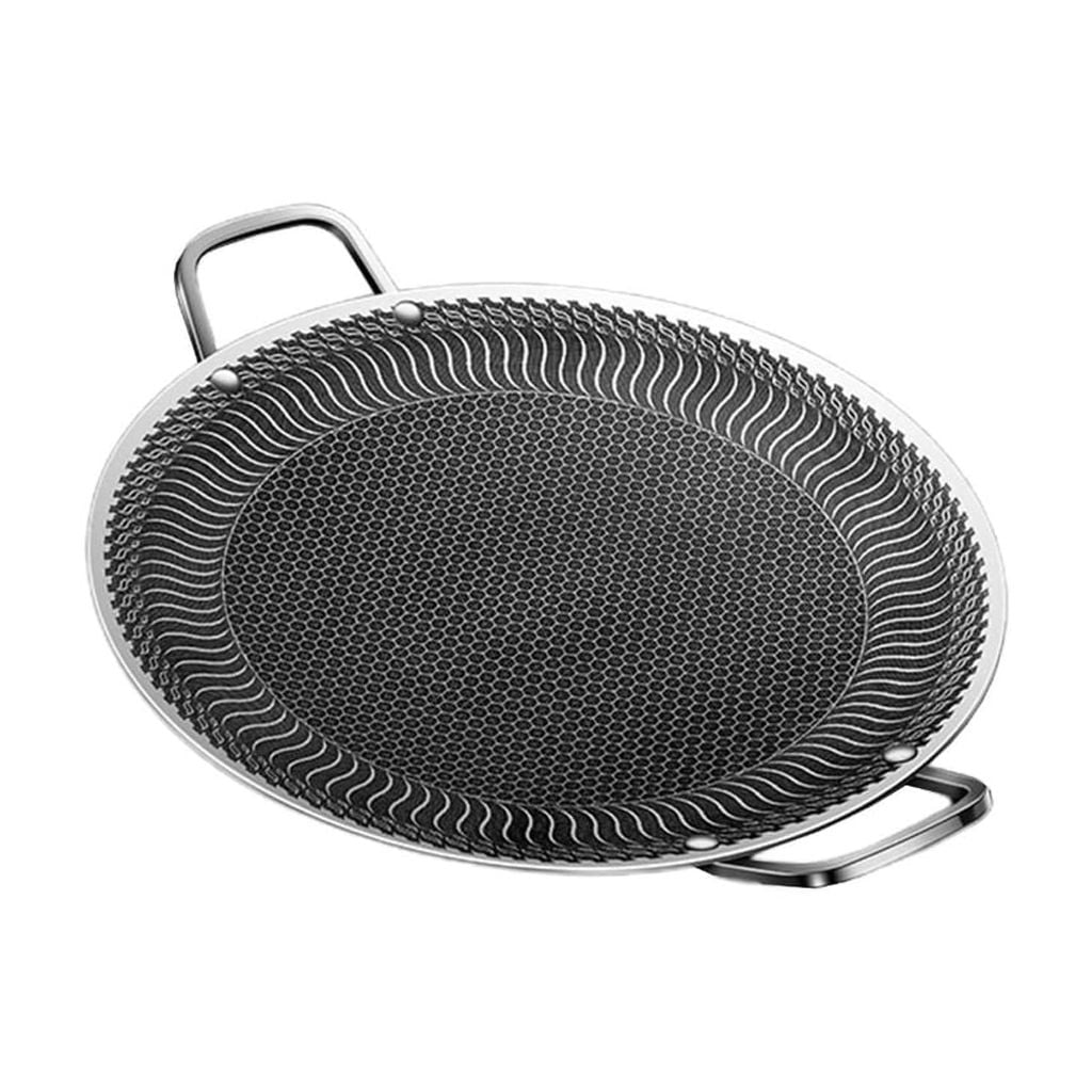 Stainsless Steels Bakings Pans BBQ Griddle Nonstick Fryings Pans Round Griddle Pans