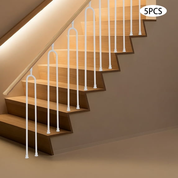 Stair Balusters, U-Shaped Stair Handrail, U-Shaped Stair Balusters with Bracket