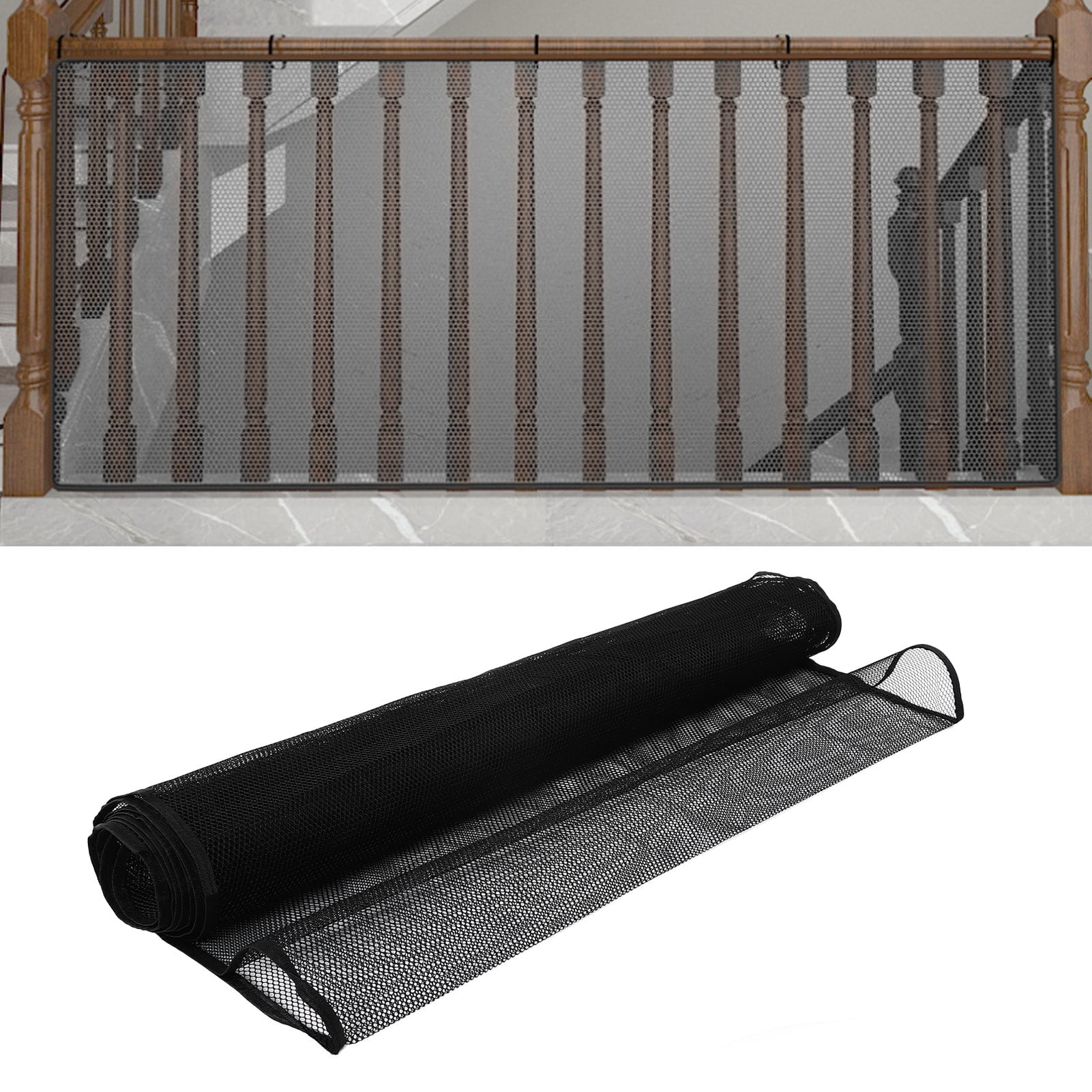 Stair Banister Guard 9.8ft, Railing Safety Net for Baby Proofing, Child