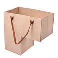 thumbnail image 1 of Stair Basket Organizer with Leather Handle, Foldable Toy Storage Bin for Living Room and Beginner​ Room, Space-saving Home Decor Laundry Clutter Solution, 1 of 7