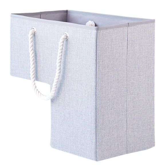Stair Basket Organizers with Handles Laundry and Toy Holder Foldable L Shape Storage Case for Carpet and Wood Step