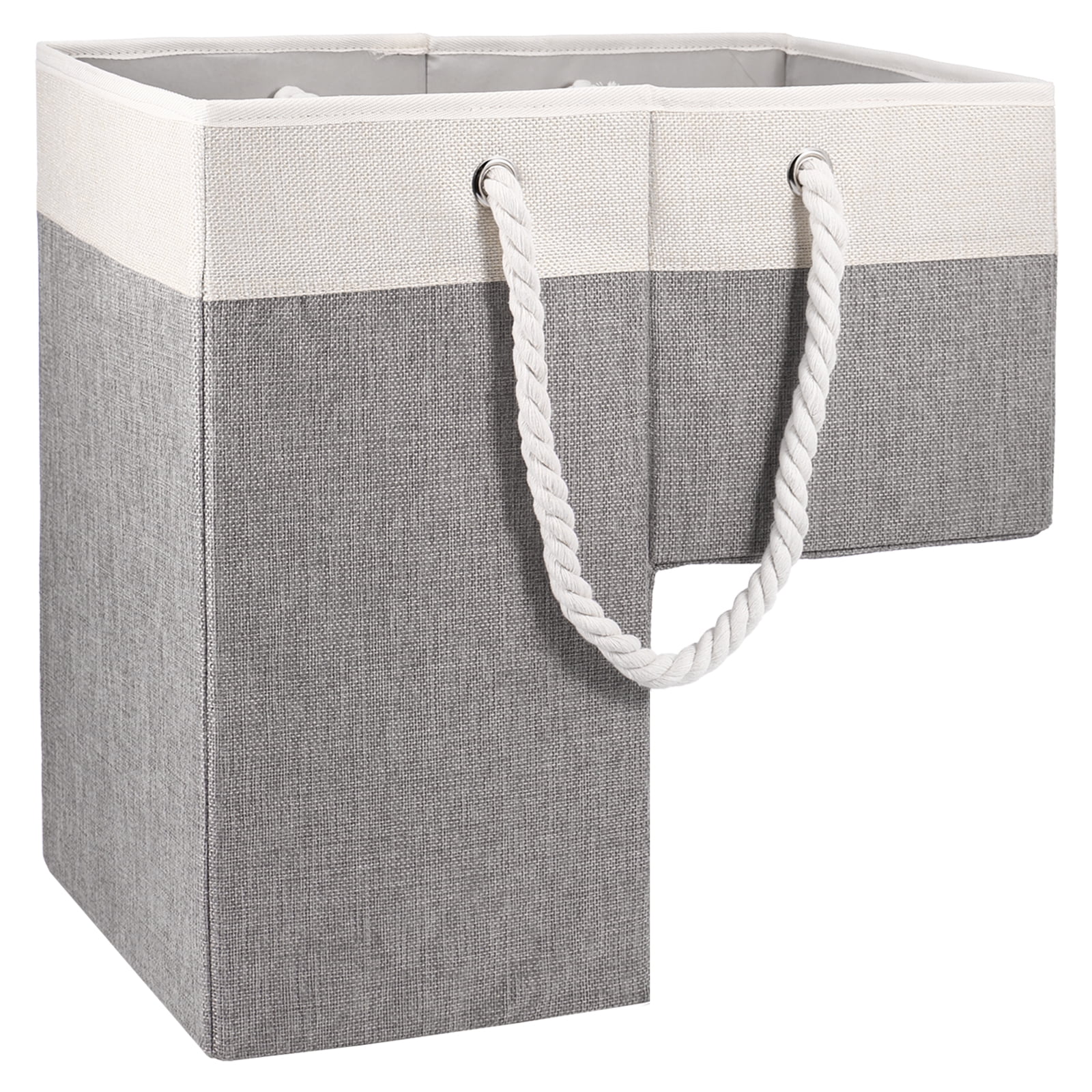 Stair Basket for Stairs Foldable Staircase Basket with Thick Cotton