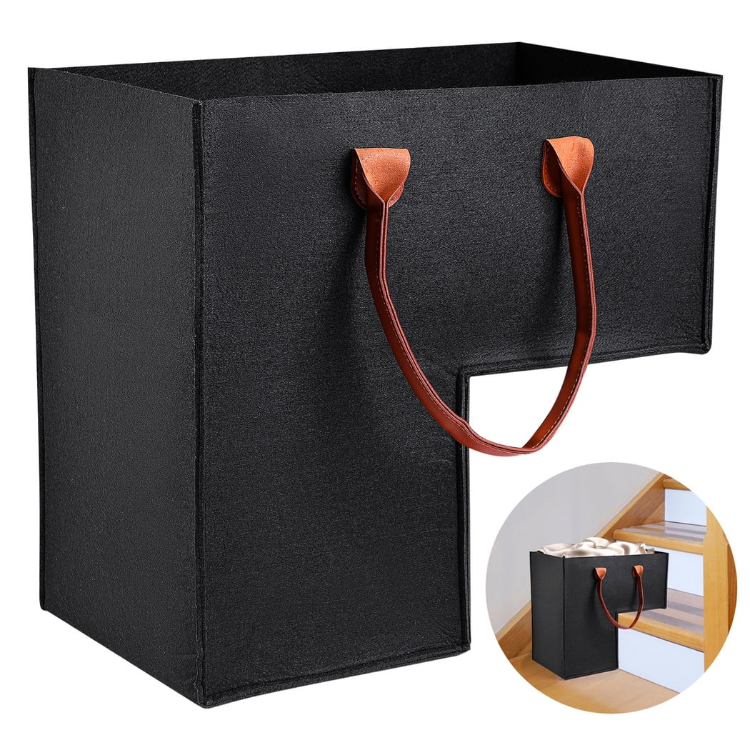 Stair Baskets for 16" Carpeted and Wooden Stairs Foldable Staircase