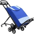 thumbnail image 1 of Stair Climbing Dolly 460 Lb Heavy-Duty Stair Climber Hand Truck Cart Portable Foldable All Terrain Stair Dolly with Telescoping Handle Hand Truck Climbing Rope and 6+2 Wheels, 1 of 9