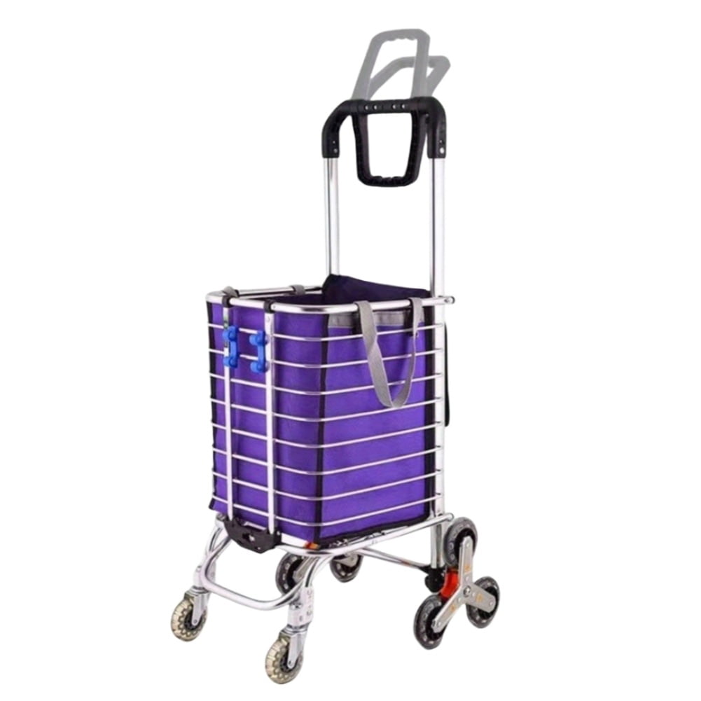 Stair Climbing Shopping Cart Aluminum AlloyGrocery Shopping Cart