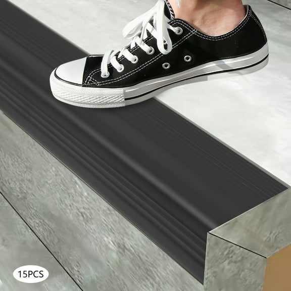 Stair Edge Protector Anti-Slip Stair Corner Waterproof Step Edge Trim 15 pcs