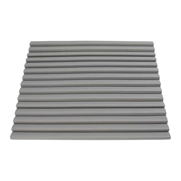 Stair Edge Protector PVC 15PCS Step Edge Trim Stair Corner Trim Strips, Self-Adhesive Staircases for Outdoor & Indoor (35.43 * 1.97 * 0.98in, Grey)