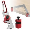 thumbnail image 1 of Stair Gauge Jigs with High Accuracy Aluminum Alloy Hexagonal Design, Professional Grade Woodworking Tool for Efficient Stair Measurement and Maintaining Precise Carpentry Layout Quality , by UKHCCC, 1 of 9
