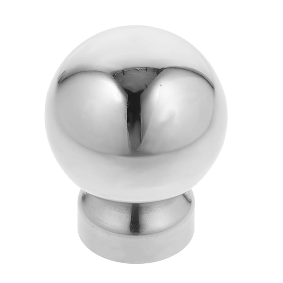 HINTRMENT Stainless Steel Ornamental Garden Fence Post Cap Hollow Decorative Ball Finial for Outdoor Railings