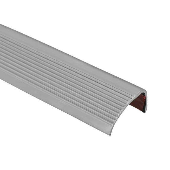Stair Nosing, Vinyl Stair Edge Protector, Easy to Install, 3.3Ft, Grey