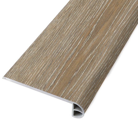 Stair Nosings - .98" Thick x 4.33" Wide x 92" Long Waterproof Molding - For Flooring Color Alamo