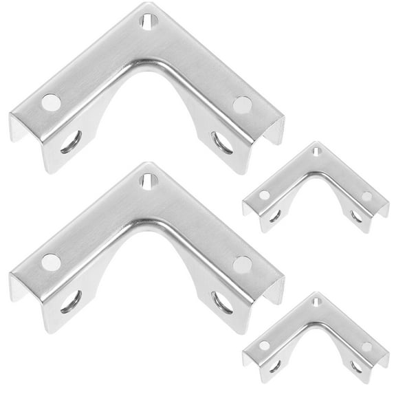 STRANDCHIC 4-Pack Glass Clamp Holder 304 Stainless Steel Hardware for Glass Railing