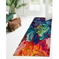 thumbnail image 1 of Stair Rug, Colorful Rugs, Modern Rug Door Mat Rugs, Large Rugs, Colorful Rug, Modern Rug, Entry Rugs, Anti-Slip Carpet Rug, Living Room Rug, 2.3'x3.3' - 70x110 cm, 1 of 7