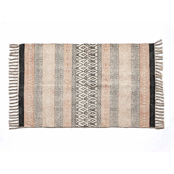 Stair Rug Hallway Rug Durrie Hand Block Printed Rug Custom Living Room Area Carpet Extra Large Cotton Runner 9x12 ft