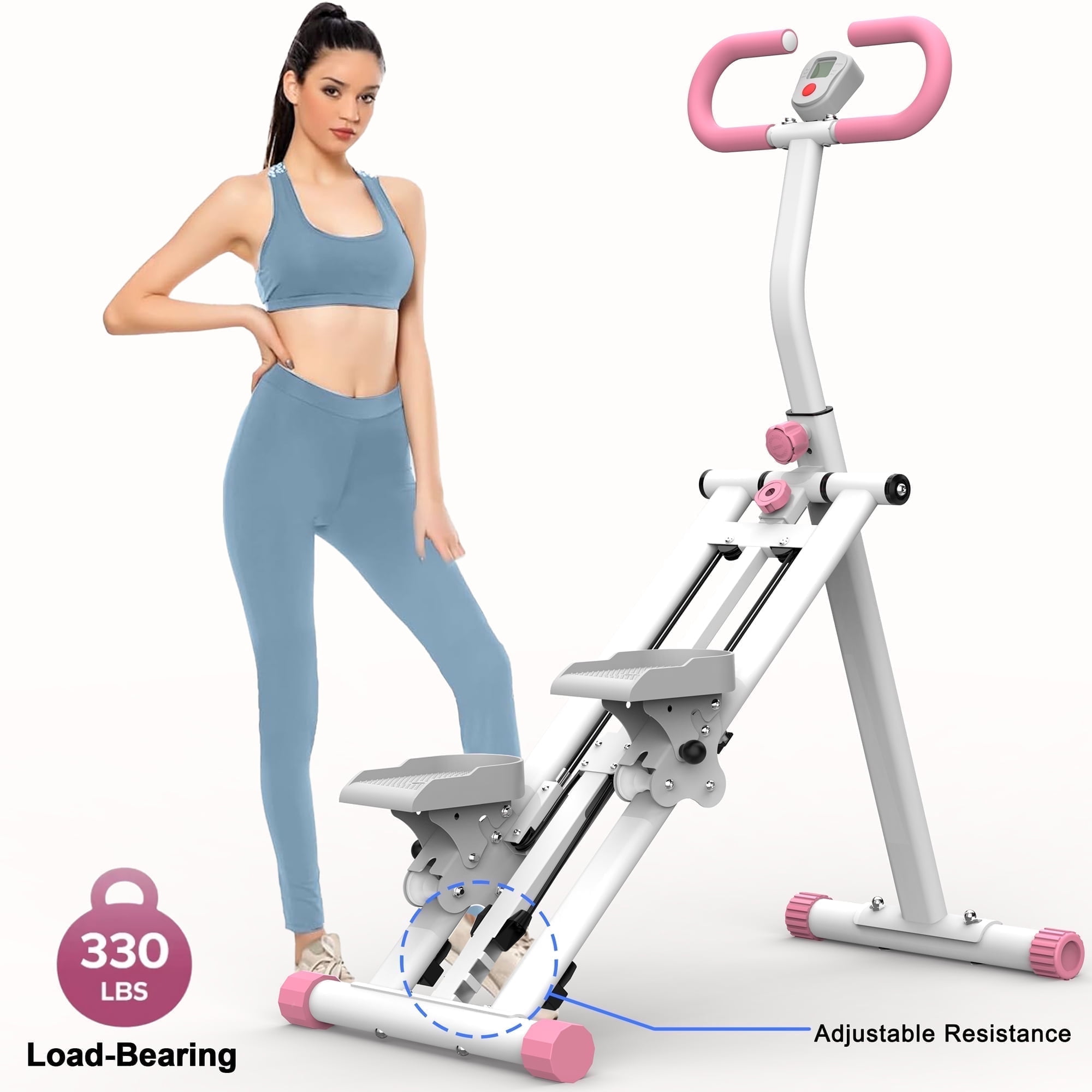 Fahuac Vertical Stair Stepper, 1Pack, Adjustable Resistance, LCD ...