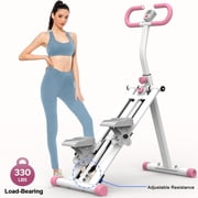 Fahuac Vertical Stair Stepper with 3 level Adjustable Resistance - Upgrade Climber Workout Machine with LCD Tracking & Foldable Design | Ideal for Home Gym Office 1Pack