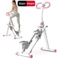 thumbnail image 1 of Stair Stepper for Home, Vertical Climber Workout Machine for Full-Body Exercise, Fitness Climber Equipment with Stable Frame and Adjustable Handlebar – Pink, 1 of 10