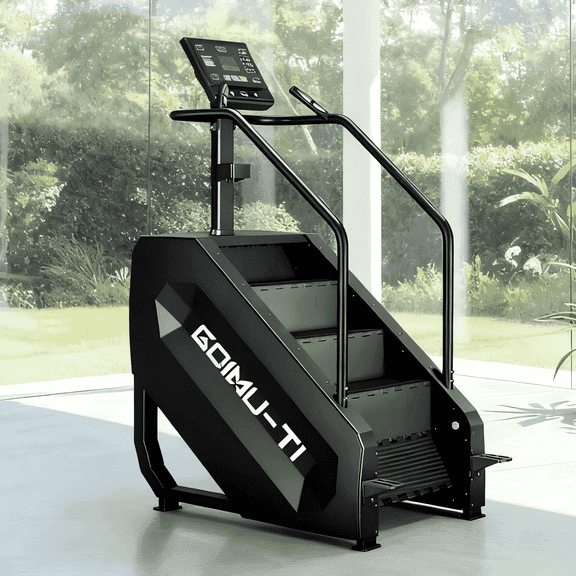 Stair Stepper Machine, 550Lbs Commercial Grade Stair Climber for Home with 15 Resistance Level and LED Screen, Stepmill Exercise Machine for Full Body Workouts, 24-164 Steps/Min