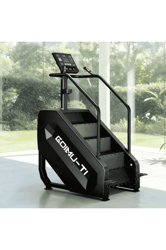 Stair Stepper Machine, 550Lbs Commercial Grade Stair Climber for Home with 15 Resistance Level and LED Screen, Stepmill Exercise Machine for Full Body Workouts, 24-164 Steps/Min