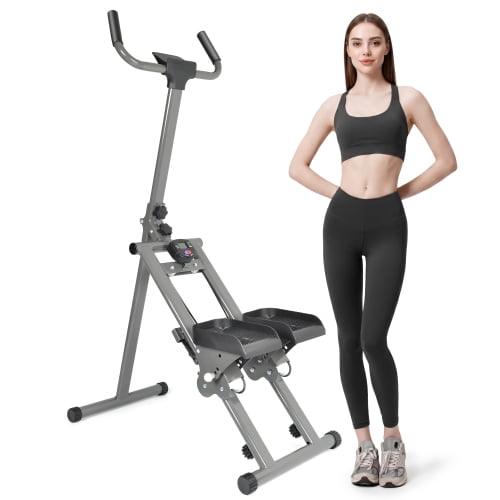 Stair Stepper Machine with Display, Compact Foldable Vertical Climber for Full-Body Low-Impact Home Cardio Workouts