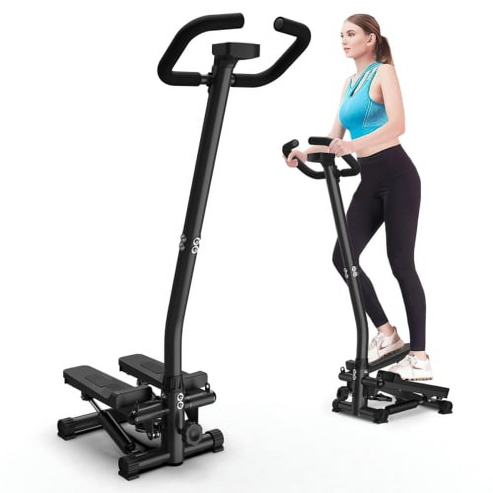 Stair Stepper Machine with HandlebarMini Steppers for Exercise with
