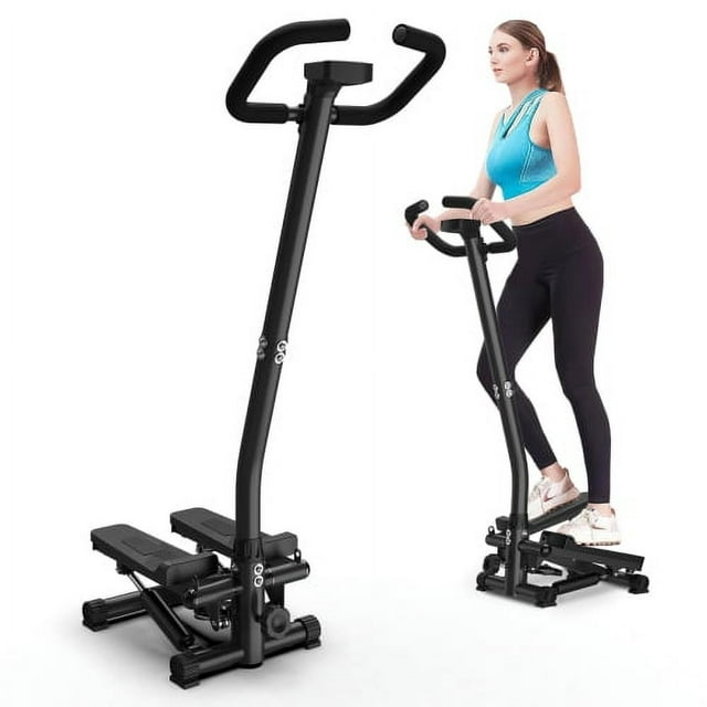 Stair Stepper Machine with HandlebarMini Steppers for Exercise with