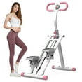 thumbnail image 1 of Stair Stepper with Resistance Home-Upgrade Vertical Climber Workout Machine for Full-Body Exercise Climber Fitness Equipment with Stable Frame Adjustable Handlebar-Pink, 1 of 10