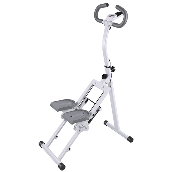 Stair Stepper for Home, Folding Vertical Stair Climber with Non-Slip Pedals, Adjustable Handlebar Stair Exercise Machine