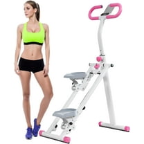 Stair Stepper for Home Gym Folding Vertical Climber Cardio Exercise Machine for Full Body Workout Machine, Adjustable Handlebar & Pedals, 300LBS Load