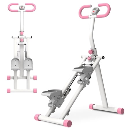 Stair Stepper for Home, Upgrade Vertical Climber Workout Machine with Adjustable Handlebar and Foldable Design for Full-Body Exercise