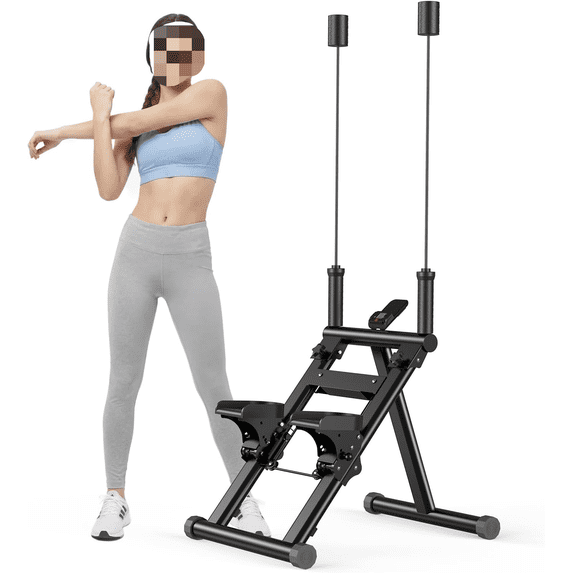 Stair Stepper for Home,Vertical Climber Exercise Machine with Stable Triangular Frame, Smooth & Quiet Motion, Full Body Workout Equipment