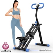 Fahuac Vertical Stair Stepper with 3 Level Resistance - Upgrade Climber Workout Machine for Full-Body Exercise Climber Fitness Equipment with Stable Frame Adjustable Handlebar 1Pack