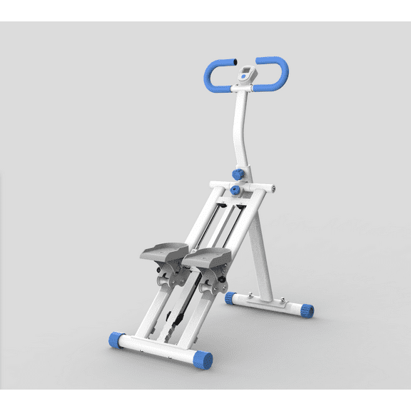 Stair Stepper with resistance Home-Upgrade Vertical Climber Workout Machine for Full-Body Exercise Climber Fitness Equipment with Stable Frame Adjustable Handlebar-Blue