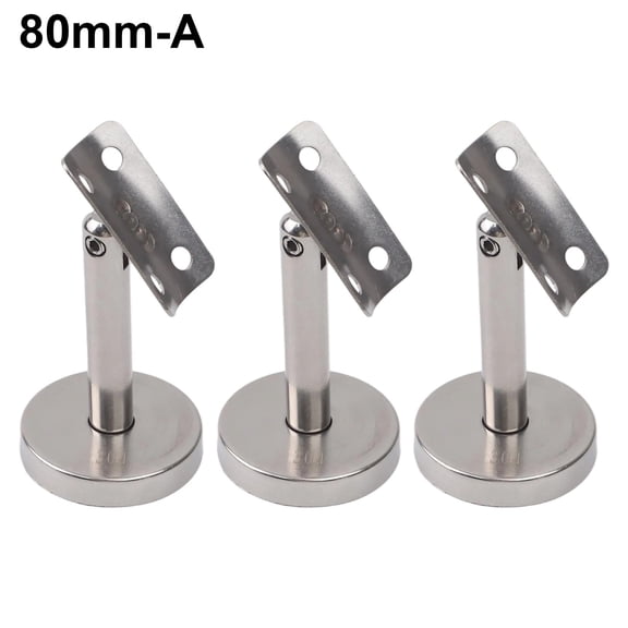 Stair Support 304 Stainless Steel Handrail Movable Adjustable Column Bracket Wall Brackets Floor Mount