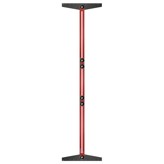 Stair Tread Template Tool, 16.5 in / 42 cm Aluminum Alloy Stair Gauge, Adjustable Measuring Device for Steps and Scribing with Precise Scale