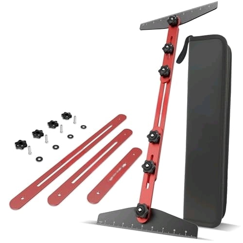 Stair Tread Template Tool - Aluminum Alloy Stair Measuring Tool Stair Tread Jig Stair Template Tool Stair Tread Measuring Tool Stair Gauge Tool Stair Tread Gauge Tool Stair Tread Tool